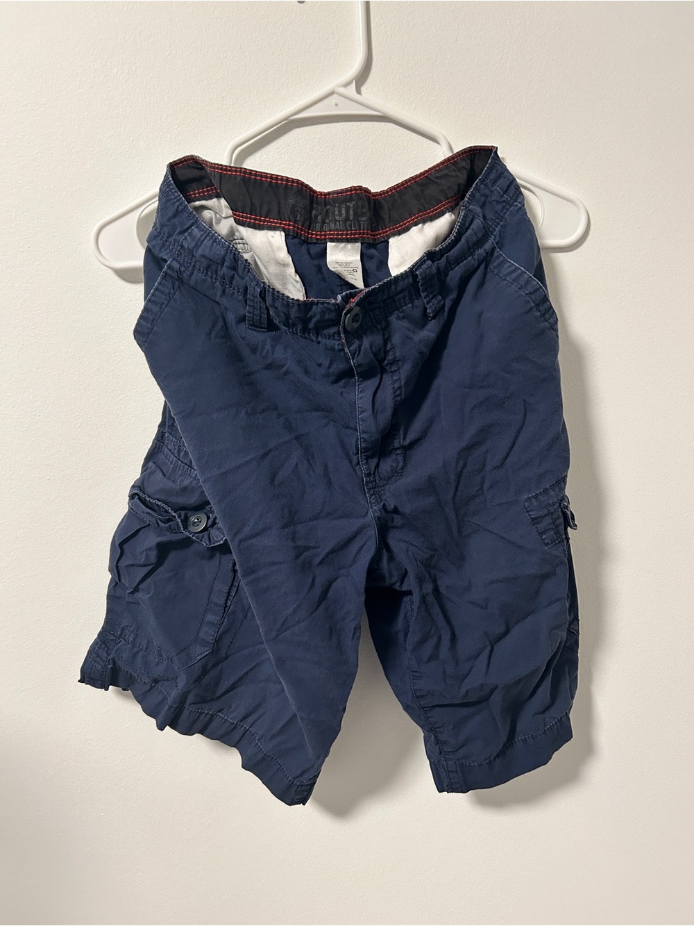 Route 66 Men's Navy Blue Cargo Shorts